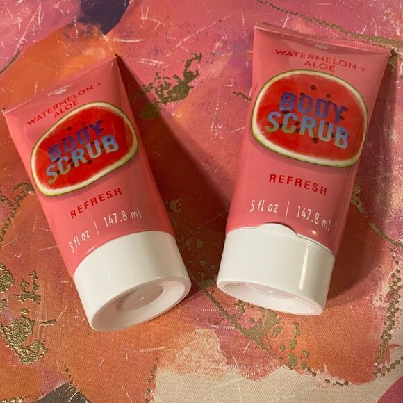 🍄Bolero Beverly Hills  lot of 2 Watermelon + Aloe Body Scrub Refresh 5 FLOZ🎉🎊 - Picture 4 of 10